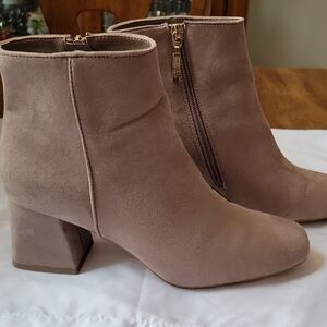 Michael Shannon Taupe Ankle Booties